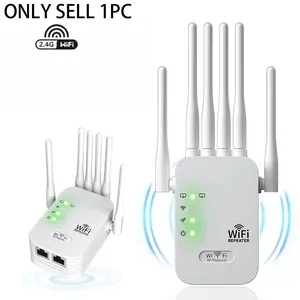 6-Antenna Extenders Signal Booster, Wifi Range Extender, Wifi Repeater, Up To 5000 Sq. Ft., 50 Devices, Internet Signal Booster, EasyMesh Compatible, WIFI Signal Is Strong and Stable, for Going Online/computer Game/video/facebook