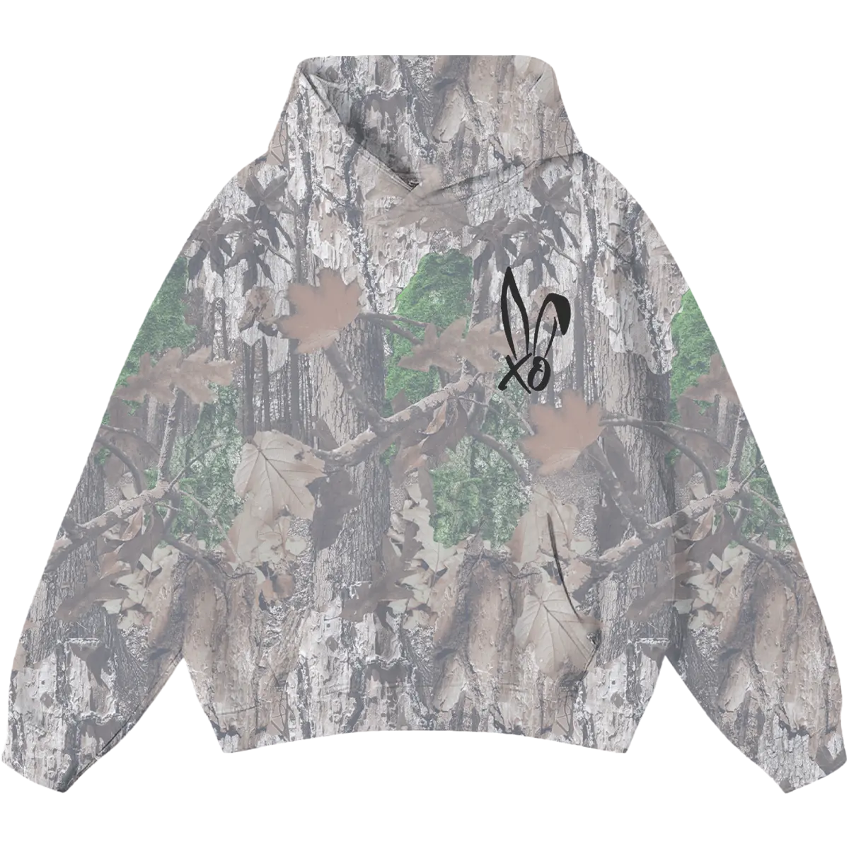 Xo Logo Camo Hoodie