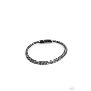 Cable Train - Black Bracelet