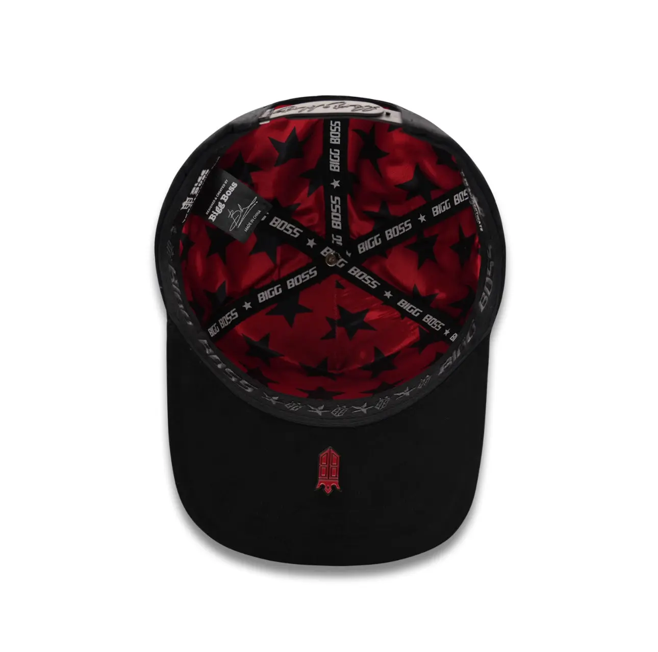 AMR Placa Red with crystal Snapback
