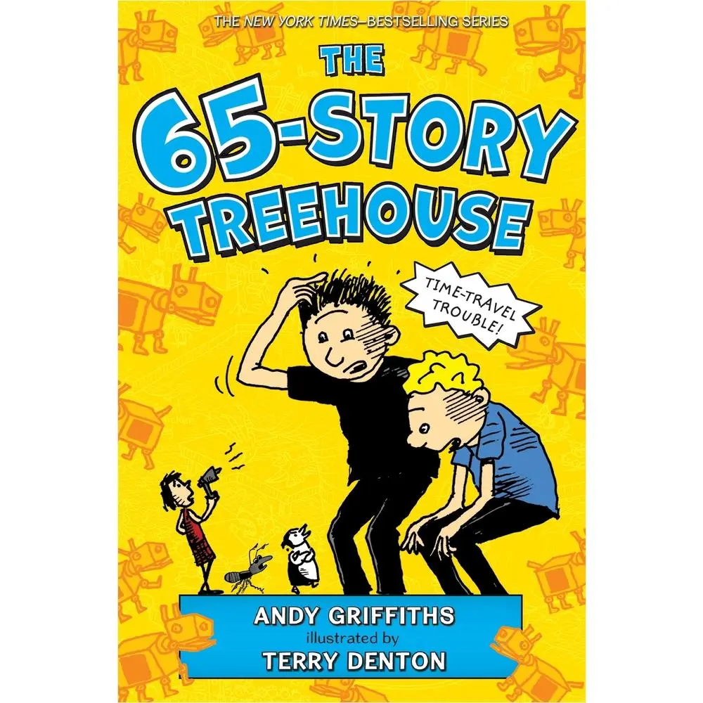 USED Book - The 65-Story Treehouse: Time Travel Trouble! by Griffiths, Andy (Paperback) - english