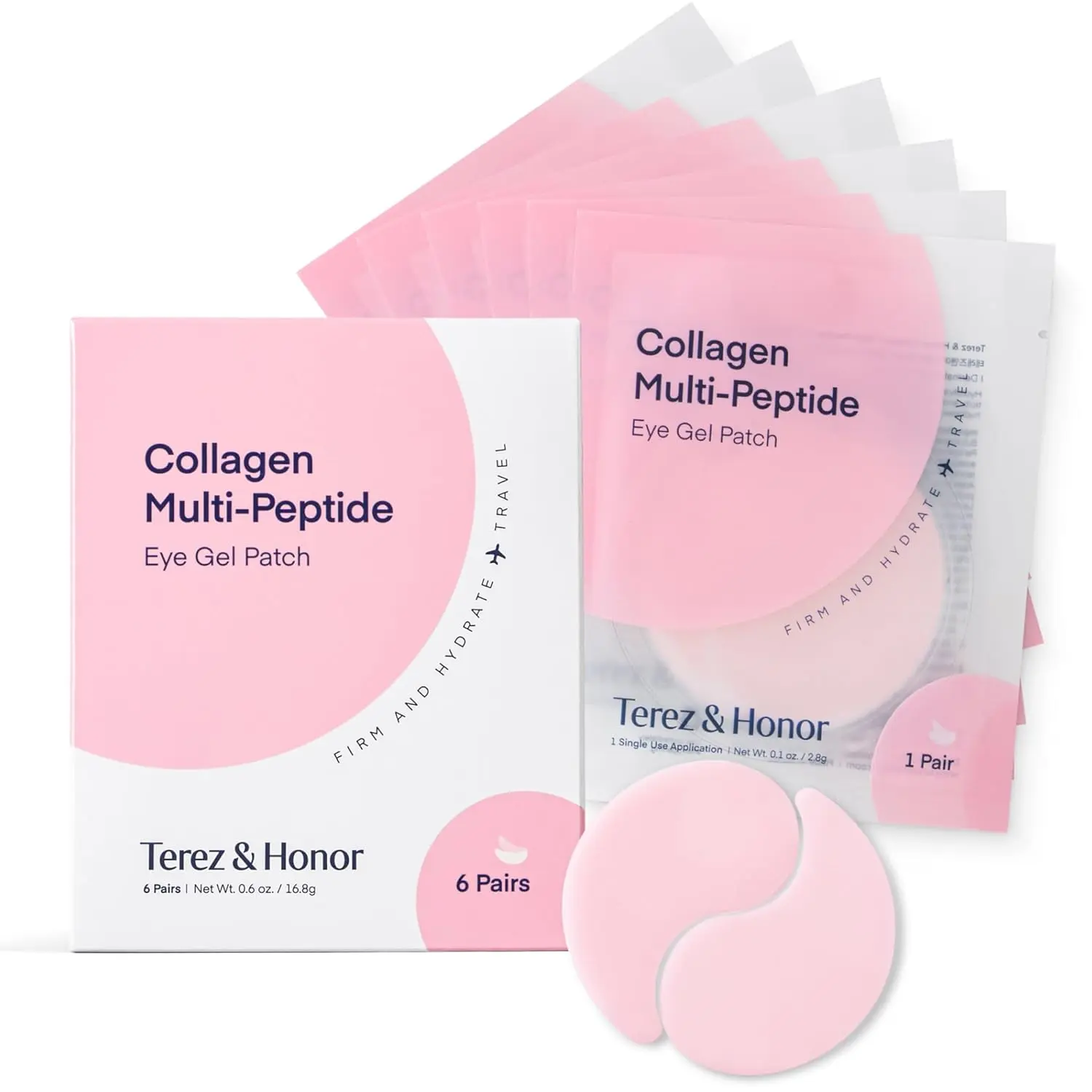 Terez & Honor Collagen Eye Patches: 6 Pairs Go-Packs