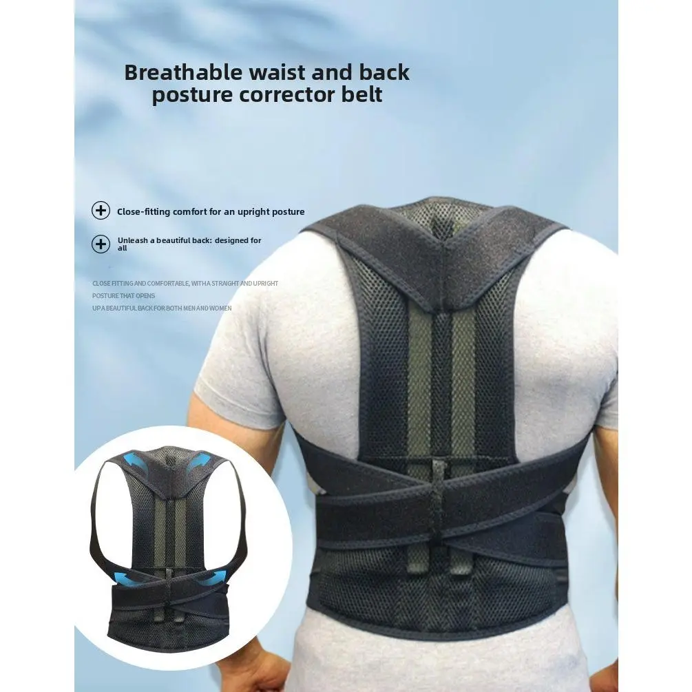 Correction straps for male and female spinal orthotics students Correction straps for office workers Anti-hunchback Invisible open shoulder posture straps