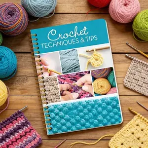 Crochet Techniques and Tutorial Book: Beginner's Guide with Zero Foundation Diagram: A Complete Guide to Crochet Techniques for Beginners, Essential for Handicraft Enthusiasts