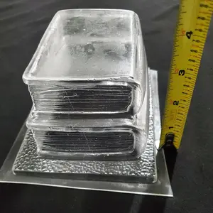 Flexible Mini Molde de Plastico - Book Stack Design