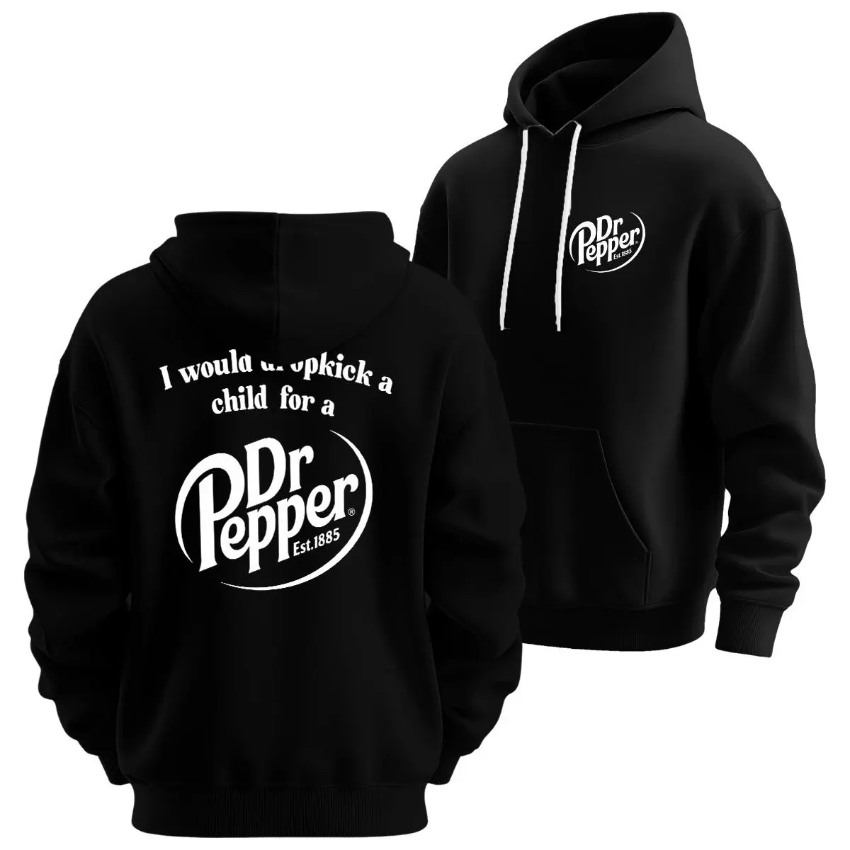 Women's Soda Graphic Pullover Hoodie, Soft Cotton Streetwear Sweatshirt with Round Neck, Unisex Relaxed Fit Casual Apparel, Sweatshirts, Classic, Clothes, Women's Clothes, Seamless
