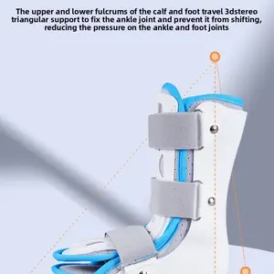 Children's ankle fixation brace, ankle support device, children's foot inversion and eversion support device