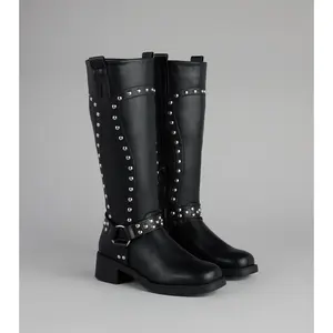 Street Ready Studded Moto Boots