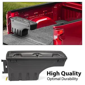 G-PLUS Lockable Truck Bed Storage Toolbox Left Driver Side Fit For Dodge Ram 1500 2500 3500 2002-2018