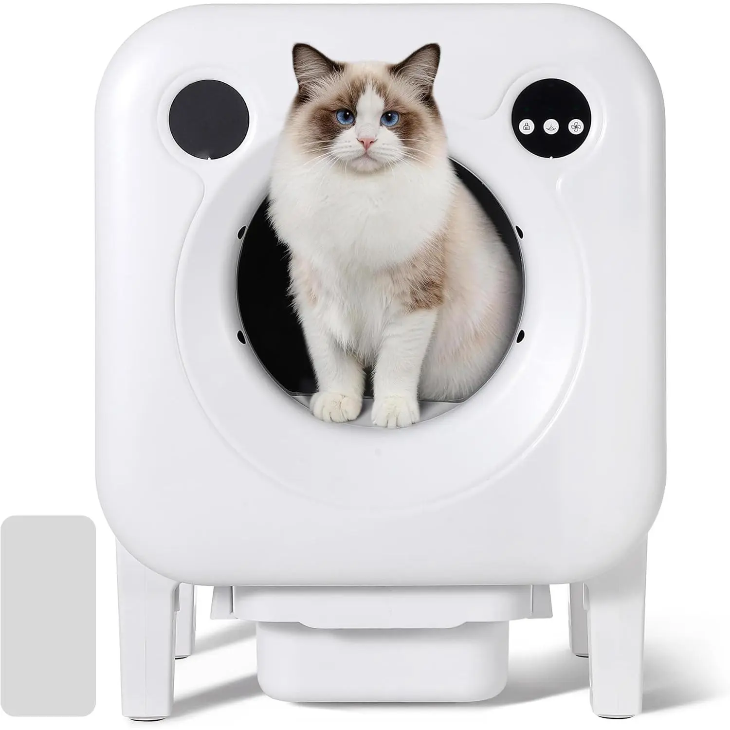 Garvee WiFi-Enabled Self-Cleaning Cat Litter Box – Large Capacity, ABS Construction, App Controlled, Ideal for Multiple Cats