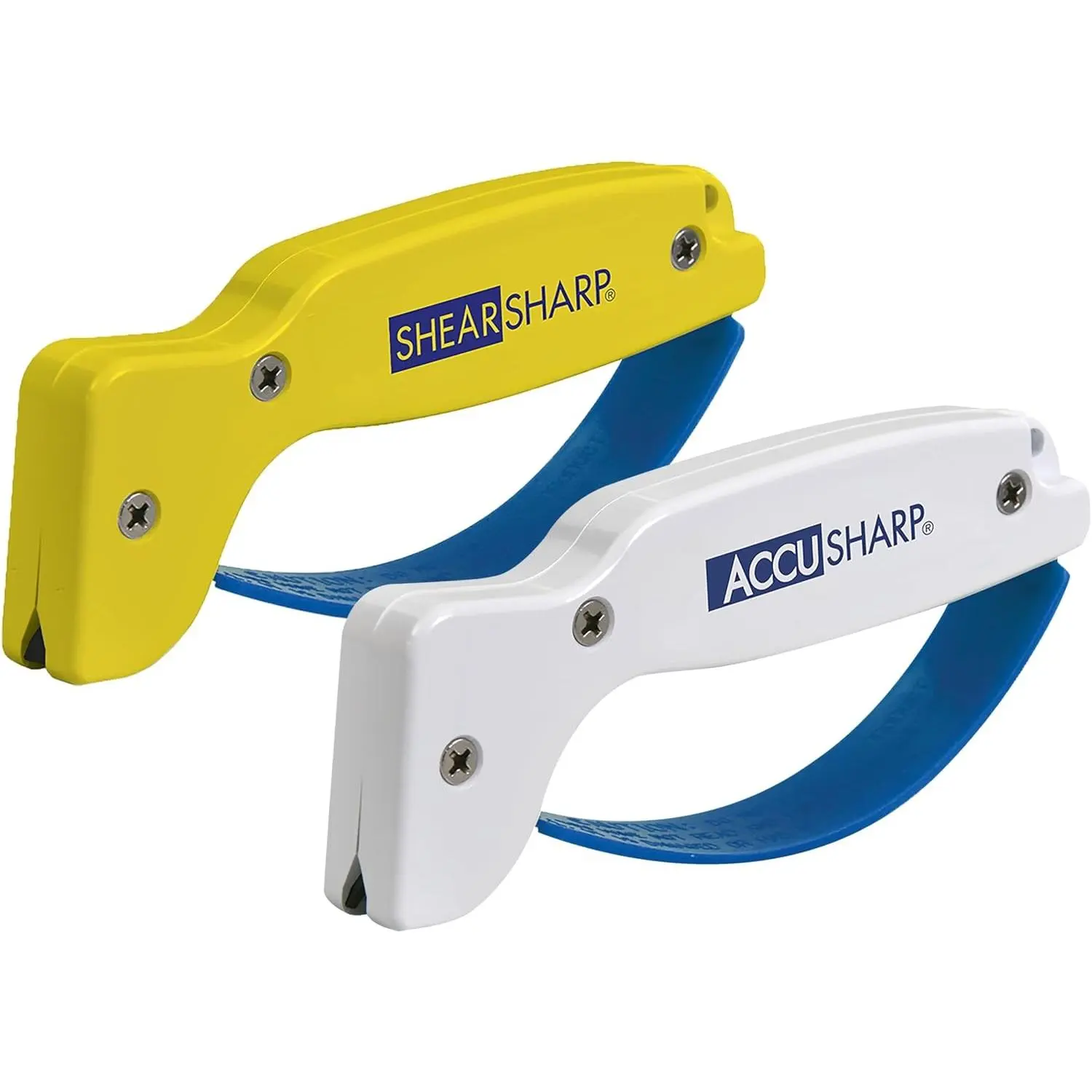 Hand-Held Carbide Blade Sharpener & Scissor Sharpener, Restores and Hones Straight & Serrated Knives, Revives the Edge of General Purpose Scissors