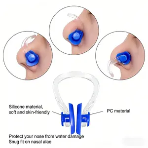Creative Swimming Nose Clip Ideal for Adults and Kids, Waterproof Pool Nose Plug Available in Multiple Colors for Diving and Water Sports, Swimming Accessories