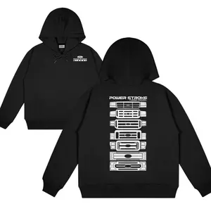 Power Stroke Evolution Hoodie Ford Trucks Cotton Long Sleeve Streetwear