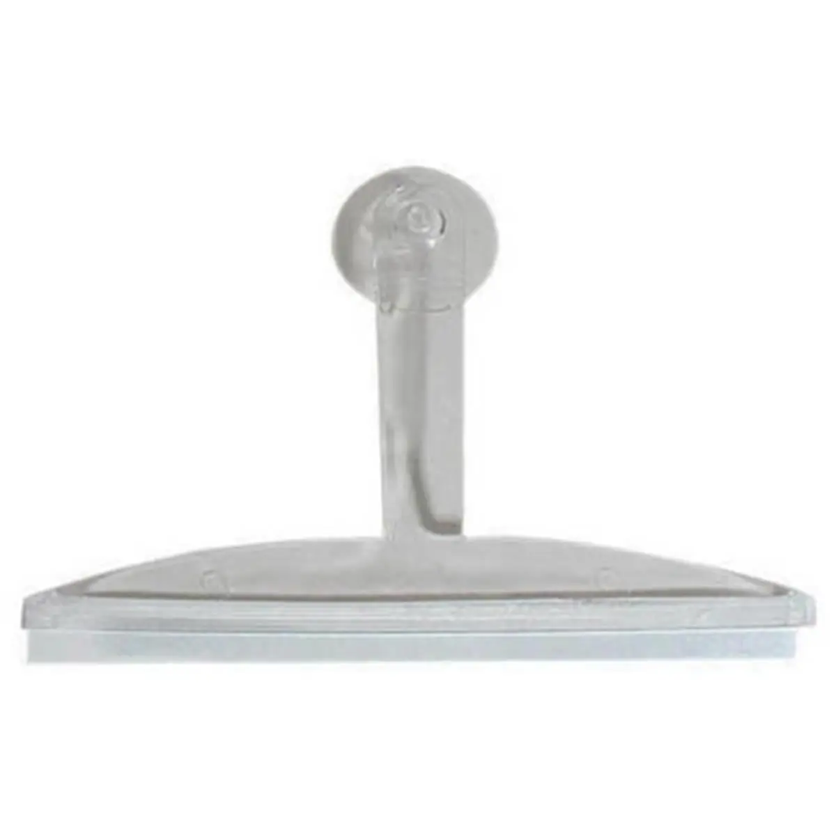 Interdesign 22300 Durable Plastic Handheld Bath Squeegee with Bendable Flexible Blade, Home Care Tool, 0.7x12x10 in., 0.32 lbs, Suction Cup Included