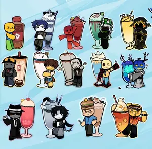 ROBLOX FORSAKEN DRINK KEYCHAIN