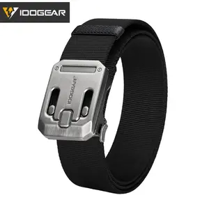 IDOGEAR Men's 1.5'' Nylon Ratchet Belts Ajustable One-Hand Quick-Release for Everyday Carry Belts with Reinforced Steel Core CCW Belt Magnetic Buckle for Golf Casual Style Must-have Belts Local Warehouse 3446