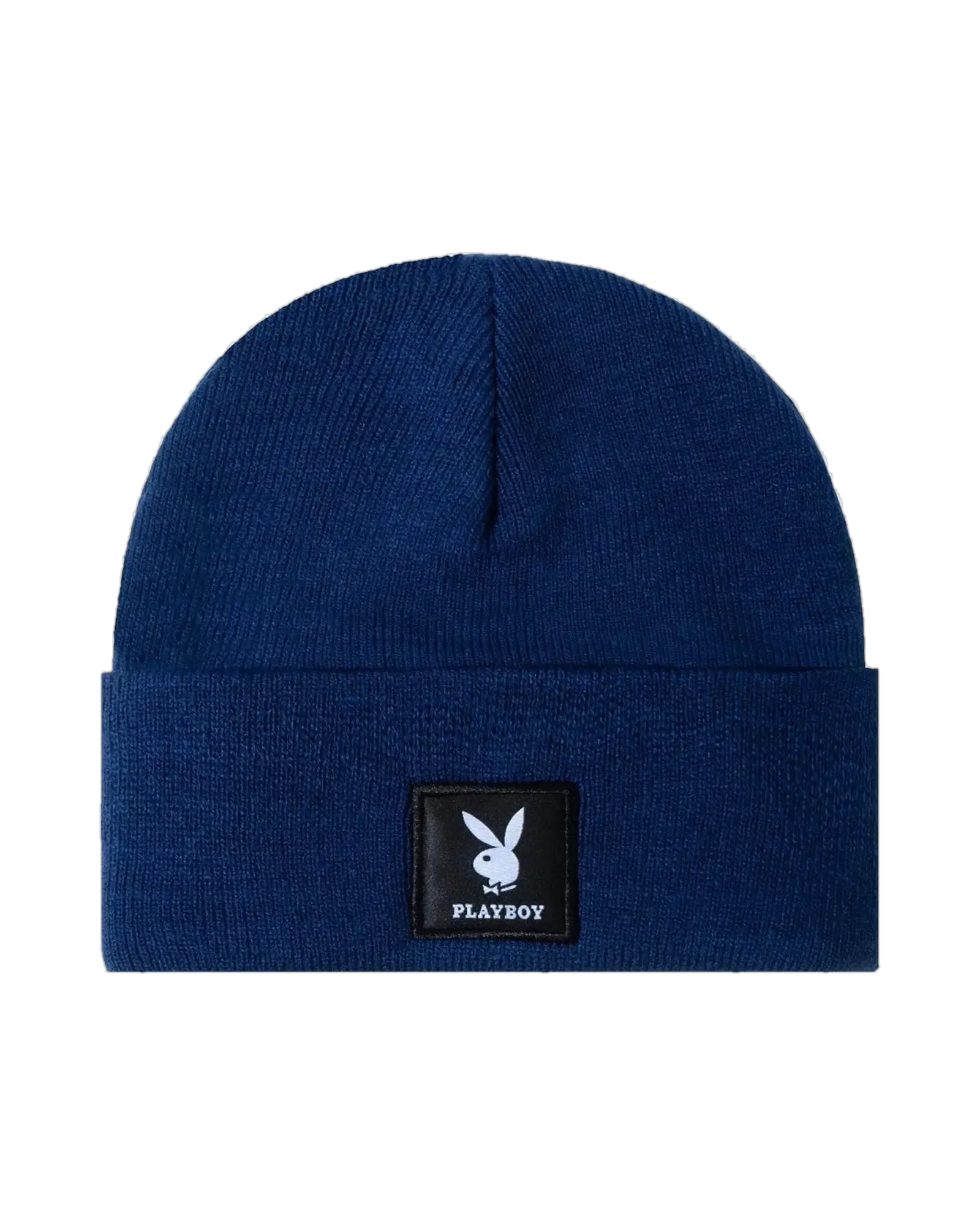 Playboy Knit Beanie with Logo Patch Playboy Knit Beanie with Logo Patch