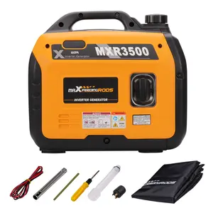 Gas Powered 3500 Watt Portable Inverter Generator for Home Use and Outdoor Camping