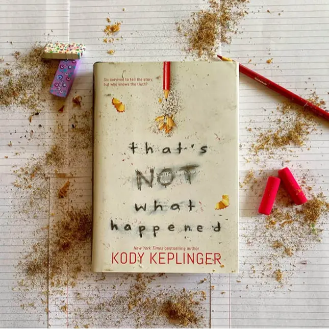 That's Not What Happened Softcover Fiction Book - High School Drama, Tragedy, Truth, Emotional Aftermath for Literature & Art Enthusiasts, Fiction Books