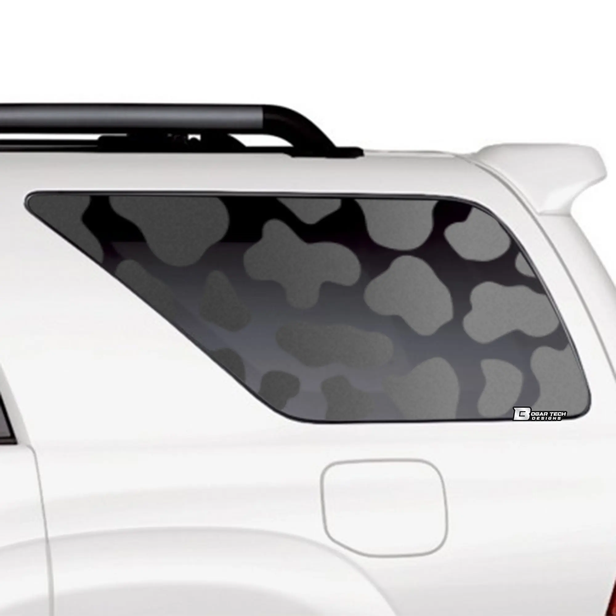 Precut Cow Print Rear Side Quarter Window Decal Stickers Fits Toyota 4Runner 2003-2009