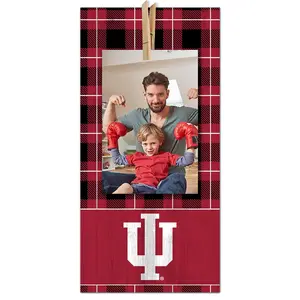Indiana Logo Pattern Clothespin 6x12