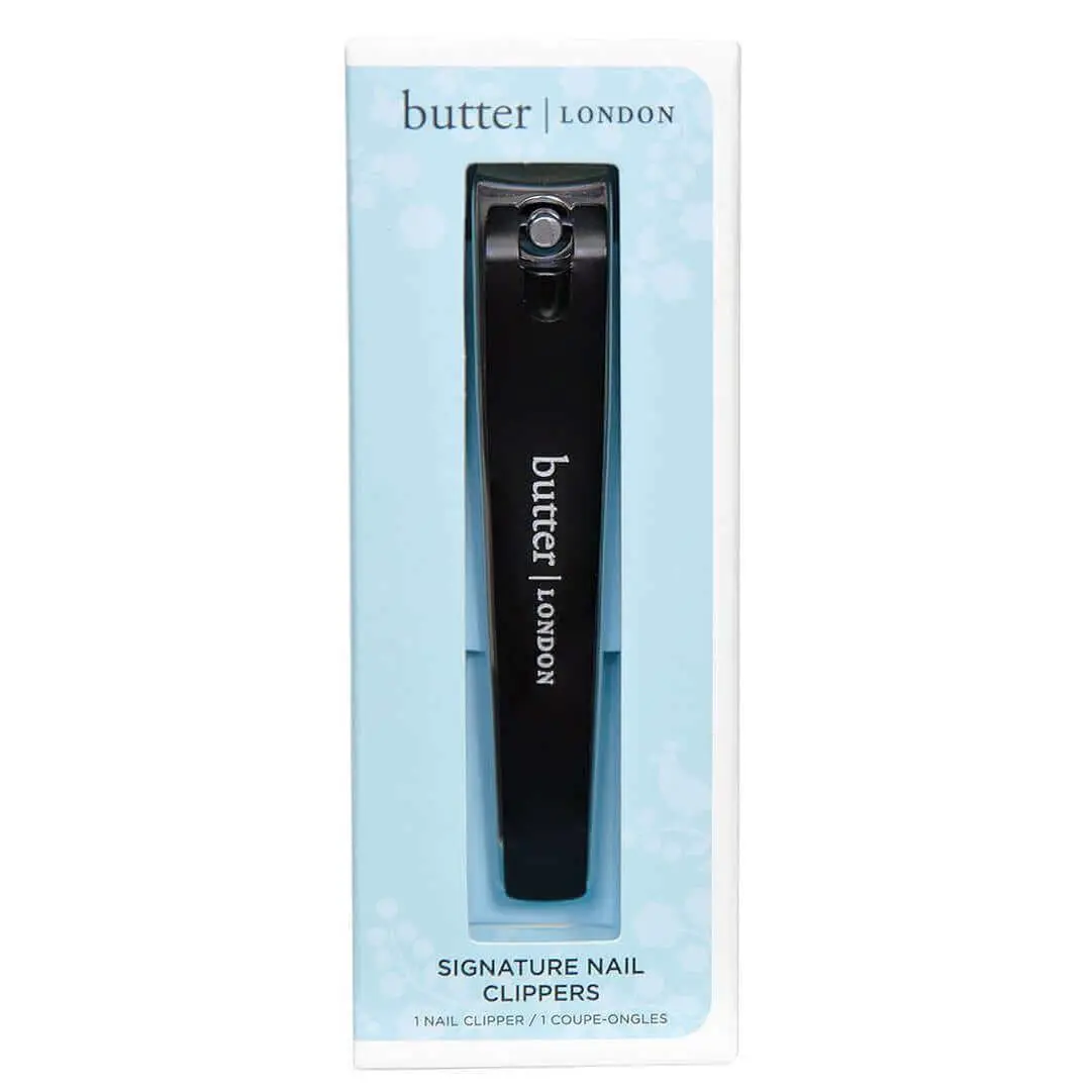 butter LONDON Signature Nail Clippers - Stainless Steel for Manicure and Pedicure butter LONDON Signature Nail Clippers - Stainless Steel for Manicure and Pedicure