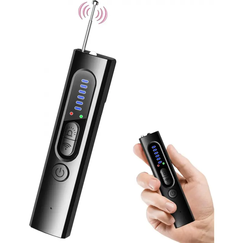 Hidden Camera Detector, Anti-Spy Detector, Indoor Bug Detector Electronic Sweeper, GPS Tracker Detector, RF Signal Detector, 5 Levels Adjustable Sensitivity Wireless Hidden Devices Finder : Electronics