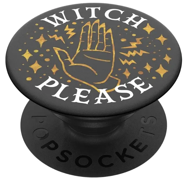 PopSockets Phone Grip with Expanding Kickstand, Halloween PopGrip - Witch Please