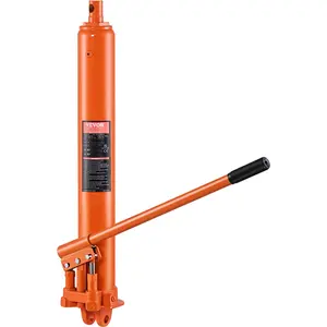 【fathersdaygift】VEVOR Hydraulic Long Ram Jack 8 Ton Engine Hoist Cylinder with Double Piston Pump And Clevis BaseHydraulic Ram Cylinder for Engine Lift HoistsHydraulic Garage/Shop CranesMechanicalFarm