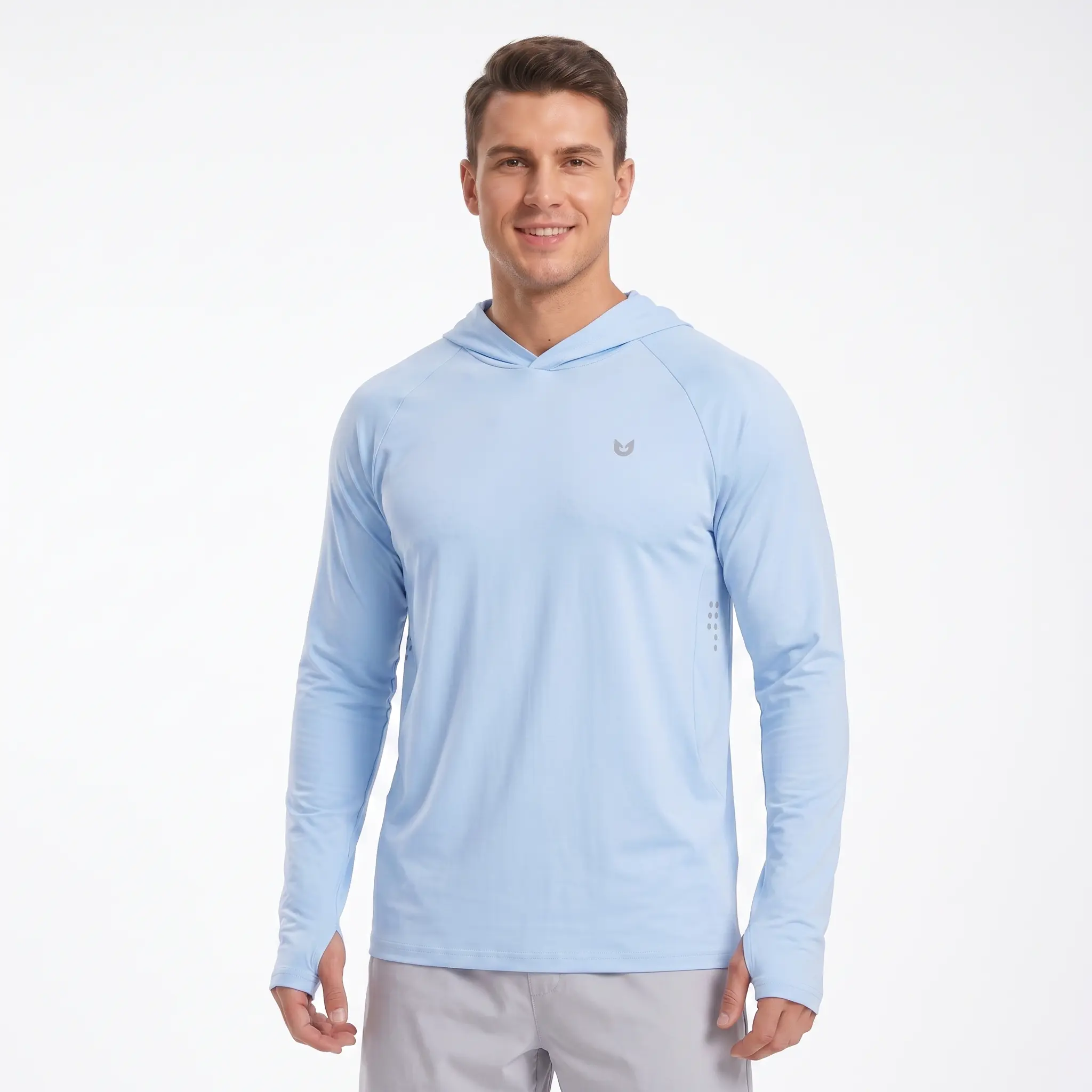 NORTHYARD Men's Rash Guard Hoodie UPF 50+ Long Sleeve Swim Shirt – Sun Protection for Surfing Fishing Hiking Athletic Clothes Activewear Clothes