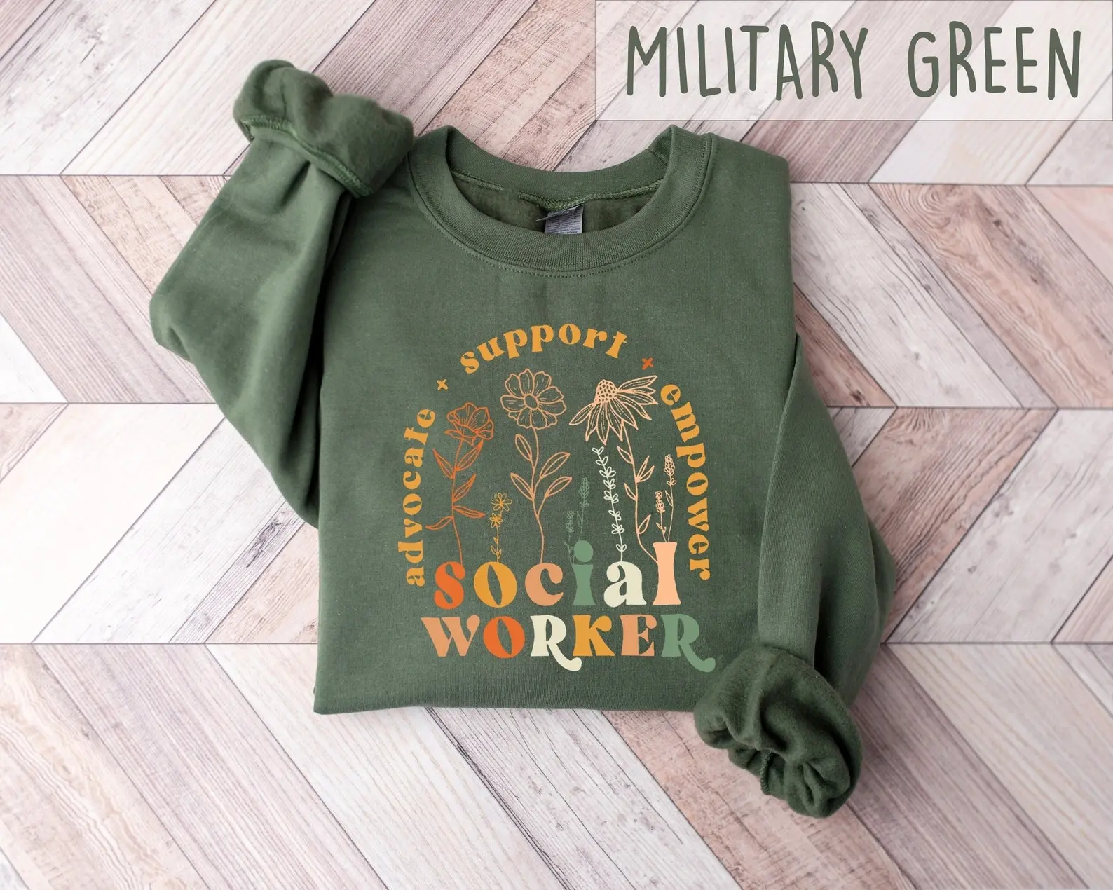 School Social Worker Sweatshirt, Retro Social Work Shirt, Social Worker Tee, Gift for Social Worker, Groovy Social Worker Shirt