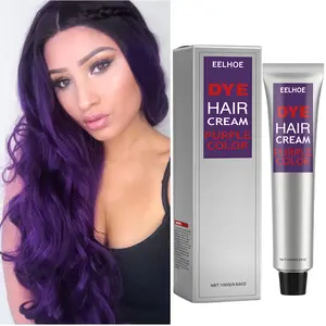  Summer Fashion Purple Hair Dye 100g, Easy Coloring & Shade Changing, Unisex