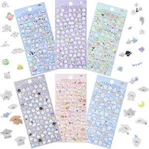 600+ Mini Puffy Stickers – 6 Sheets of Adorable 3D Designs for Crafts, Scrapbooks & Gifts