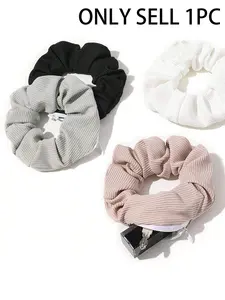 Hidden Pocket High-End Braided Hair Tie, Secret Zipper, Soft Hair Band Bracelet, Key Wallet, Elastic Hair Ring, Fashion Accessory, Scrunchies For Hair, Fashion Hair Accessories