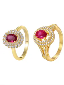 Women's Elegant Rhinestone Decorated Ring, Exquisite Trendy Ring for Gift, Fashionable Jewelry for Women, Cluster Stone Engagement Ring for Daily & Party Decoration