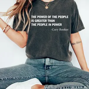 Power of the People Shirt, Cory Booker Shirt, Anti Trump Shirt, Democratic Liberal Leftist, Protect Social Security W8H
