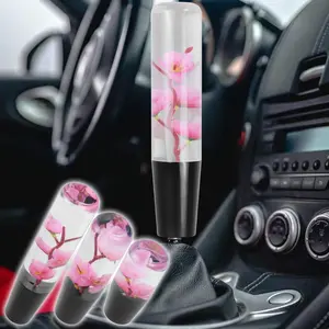 Brand New Universal JDM Pink Flower Manual Car Gear Stick Shift Knob Shifter