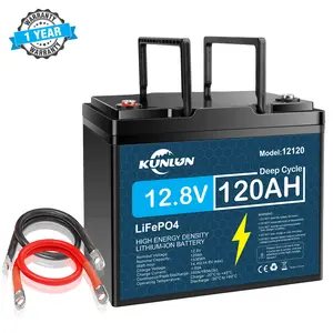 【DealsForYouDays】12V 120Ah/100Ah LiFePO4 deep cycle rechargeable lithium battery, over 5000 life cycles, built-in BMS, perfect backup power, off-grid home energy storage core series, maintenance free,TikTokShopBlackFriday
