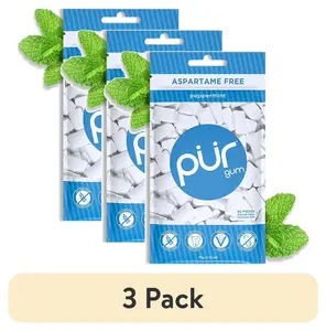 Pur Gum Peppermint 2.72 Ounce (Pack of 3)