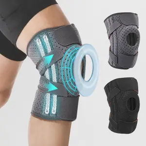 Ollas Professional Sports Knee Brace for Runner Workout Gym Basketball Volleyball Hiking Spicy Dill Knee Pain Relief Adjustable Patellar Belt Breathable Sponge Knee Pads