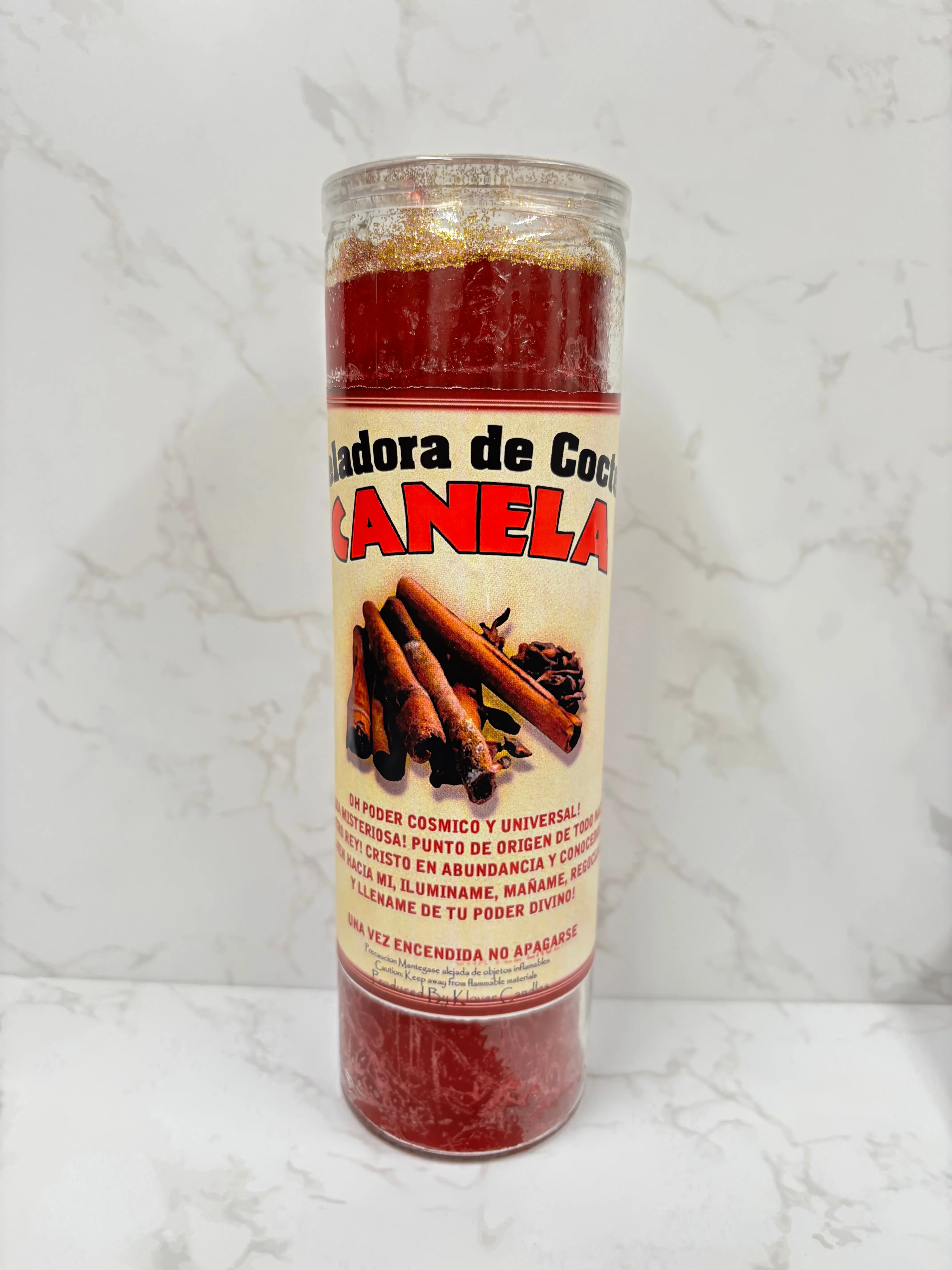 Canela Vela Preparada (Cinnamon) Prepared Candle