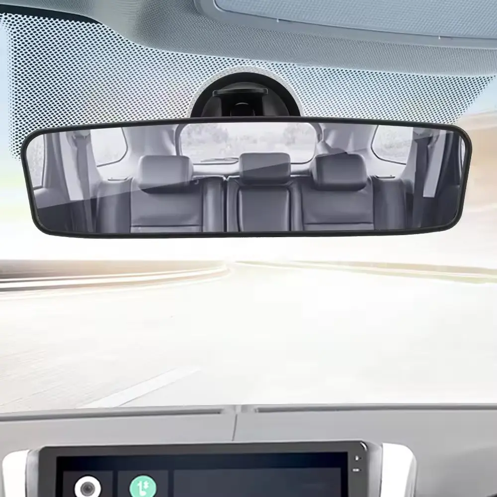 Interior Rear View Mirror 360° Rotates Car Rear Mirror Wide-angle Rearview Mirror Adjustable Suction Cup Car-styling Automotive Universal Car Accessories