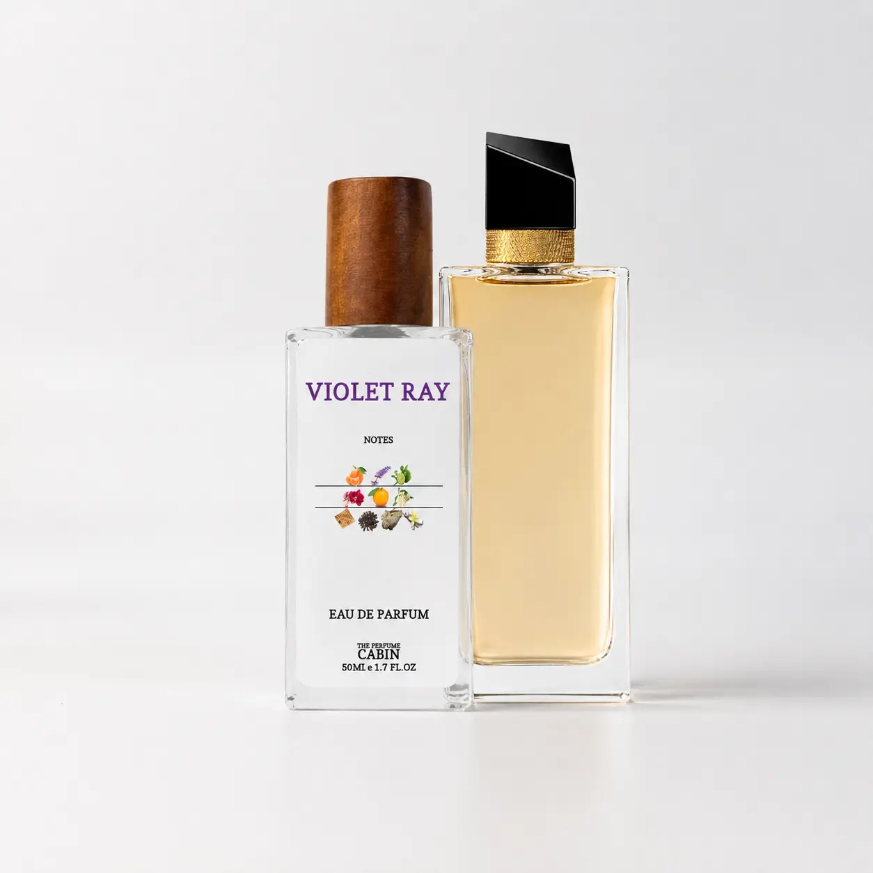 Violet Ray – Bold Floral Aromatic Extrait de Parfum | Lavender, Orange Blossom & Vanilla | Feminine Fragrance