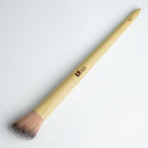 No. 1 Brush - Multi-Purpose Cream Liquid Powder Formula Tool with Tapered Shape & 3-Tone Synthetic Hair for Makeup Kit