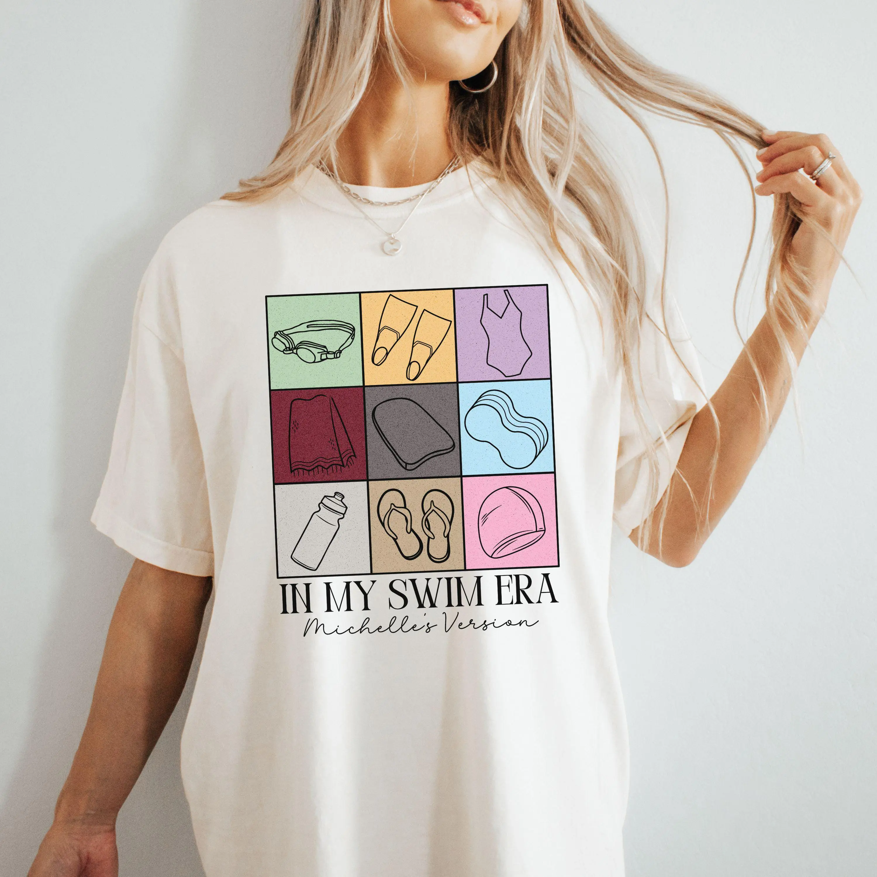 In My Swim Era Shirt, Comfort Colors Swimmer Shirt, Swimming T-shirt, Gift for Swimmer, Swim Team T-shirt for Youth, Swim Meet Tee
