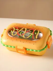 Stylish Cartoon Themed Stainless Steel Bento Box with Dual Compartments Leakproof Heat Insulated Perfect for School & Office Lunches Insulated Lunch Box Back to School Tableware