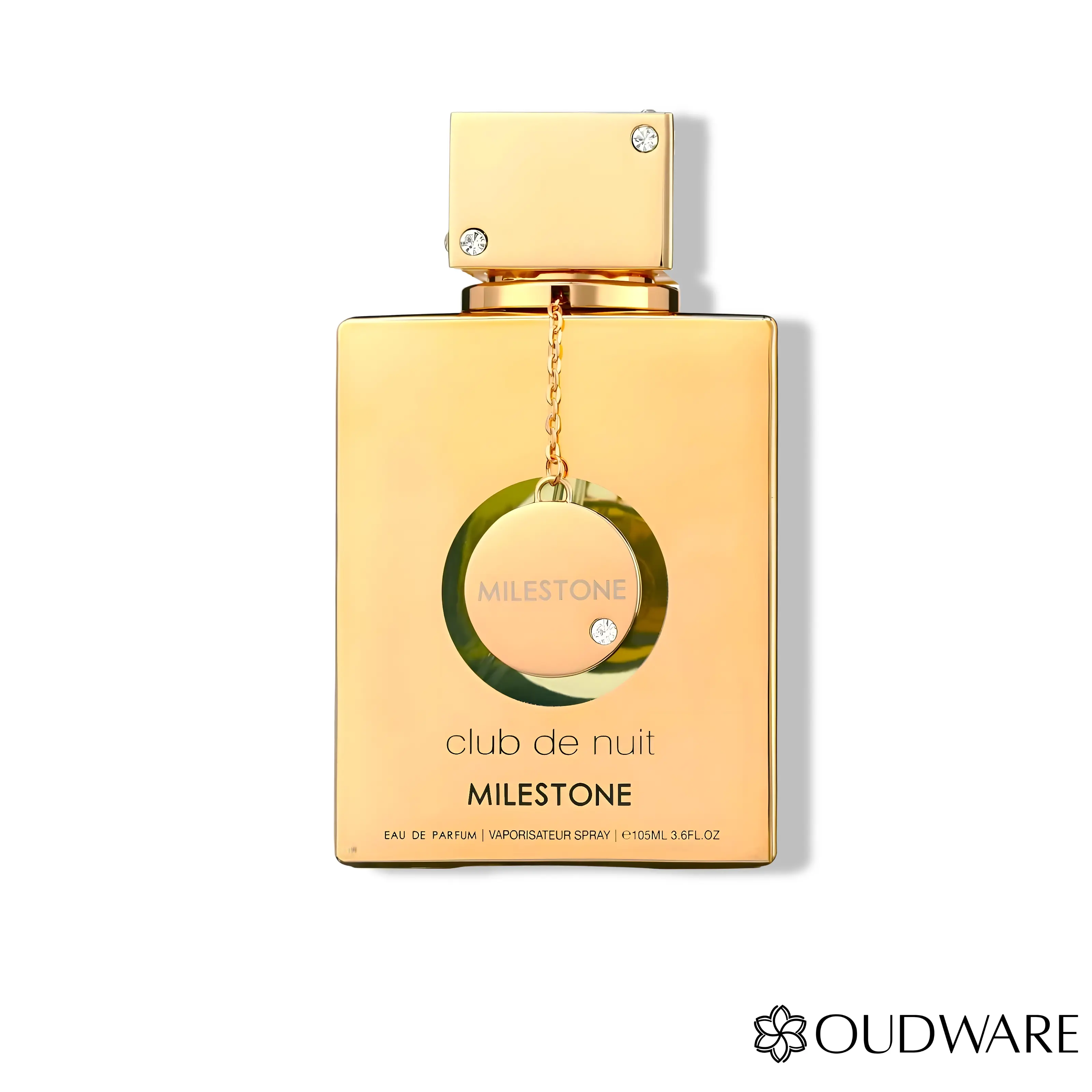 Armaf Club De Nuit Milestone Eau De Parfum 105ml (3.6oz) - Genderless Fragrance With Notes Of Red Fruits, Marine Accords, & Amber