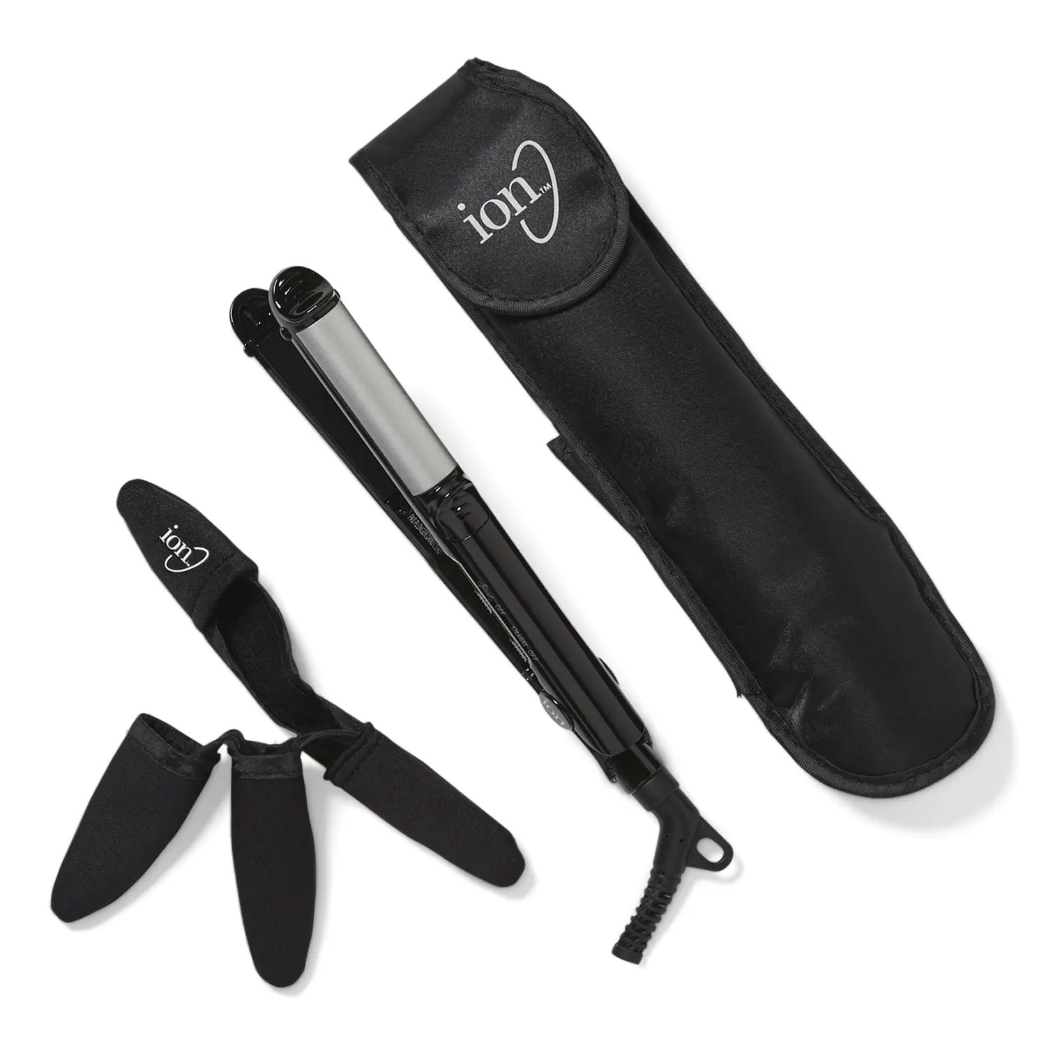 Ion Straight N' Spiral Travel Styler Iron - Smooth Straightener for Curly, Shiny, Silky Straight Hair