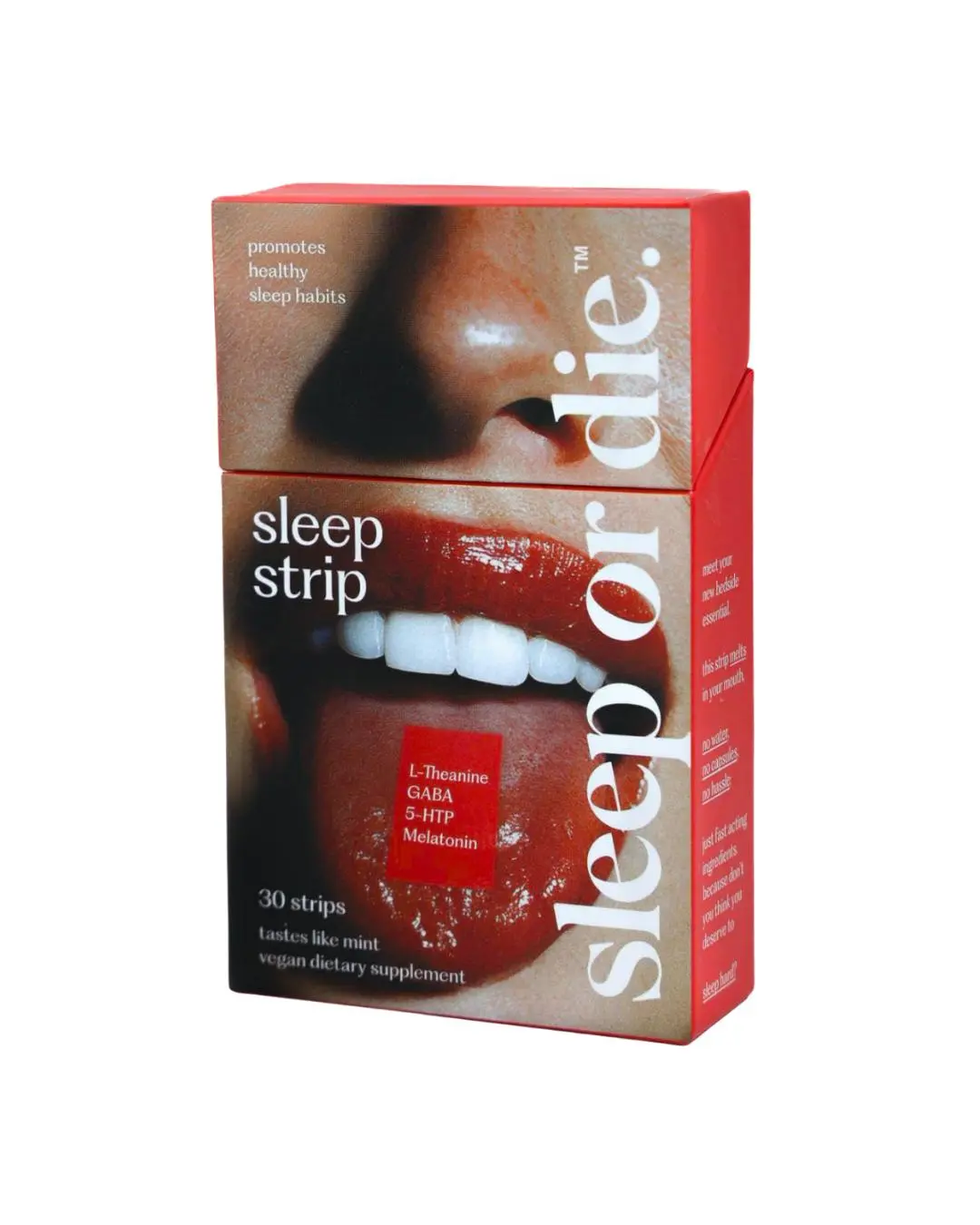 30-Pack Sleep Aid Strips, Health & Wellness Supplement for Restorative Slumber, Strip Tease