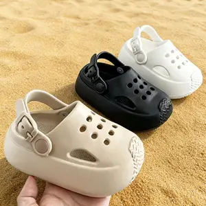 Summer Beach Shoes/EVA Clogs for Boys And Girls/Soft, Breathable, Lightweight/Design + Toe/Perfect for Kids Splashing at Seaside